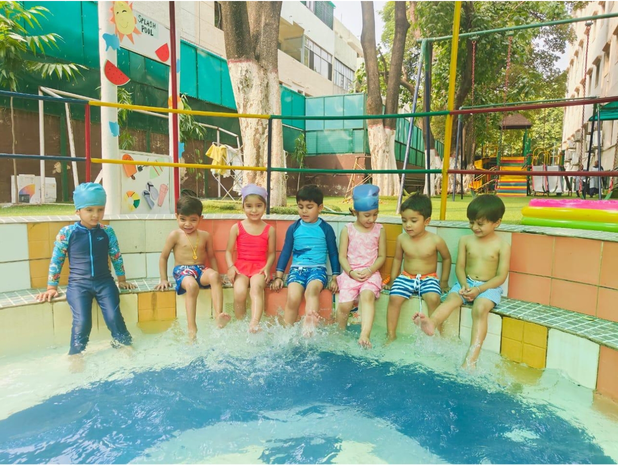 Learning beyond books - Splash pool